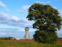 June15controltower  The new control tower at Newcastle Airport on a windy evening the shot taken from near Prestwick hamlet.