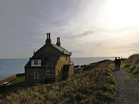 Nov13HowickBH  The Bathing house Howick hall, near Craster on the North Sea coast.