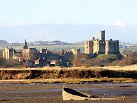 11-22MuddyCoquet  Muddy Coquet river, Warkworth Castle